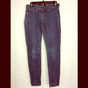 FRAGILE BLUE JEANS sz3 SKINNY Stretchy 14x37”